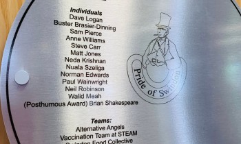 Unveiling of the Pride of Swindon plaque featured image